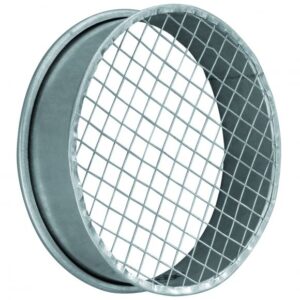 End Cap w/ Screen 304SS 22ga 6QF